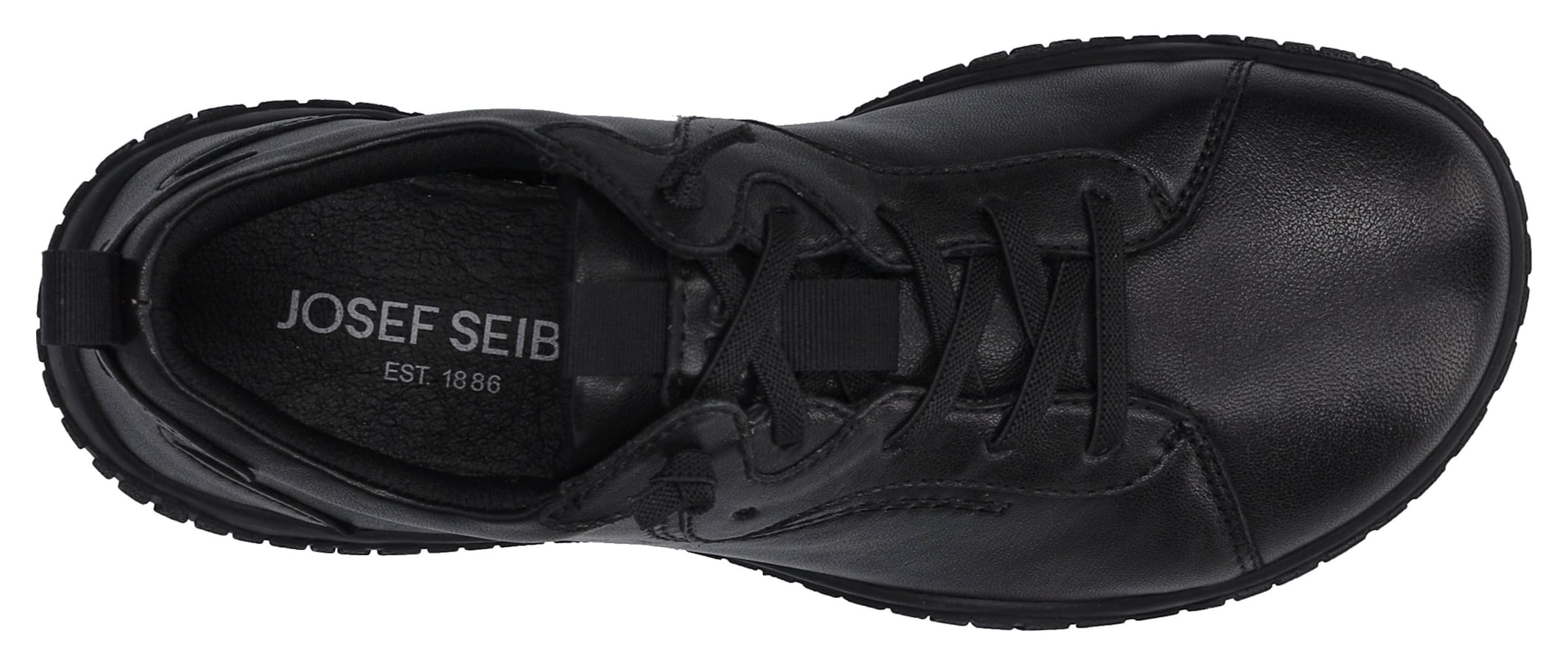 JOSEF SEIBEL Sportieve veterschoen in Zwart