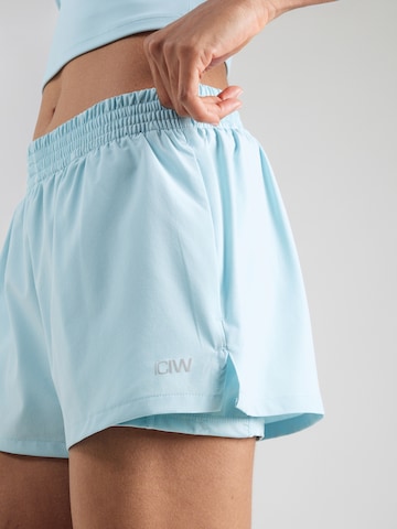 ICANIWILL Regular Workout Pants 'Mirage Cardio' in Blue