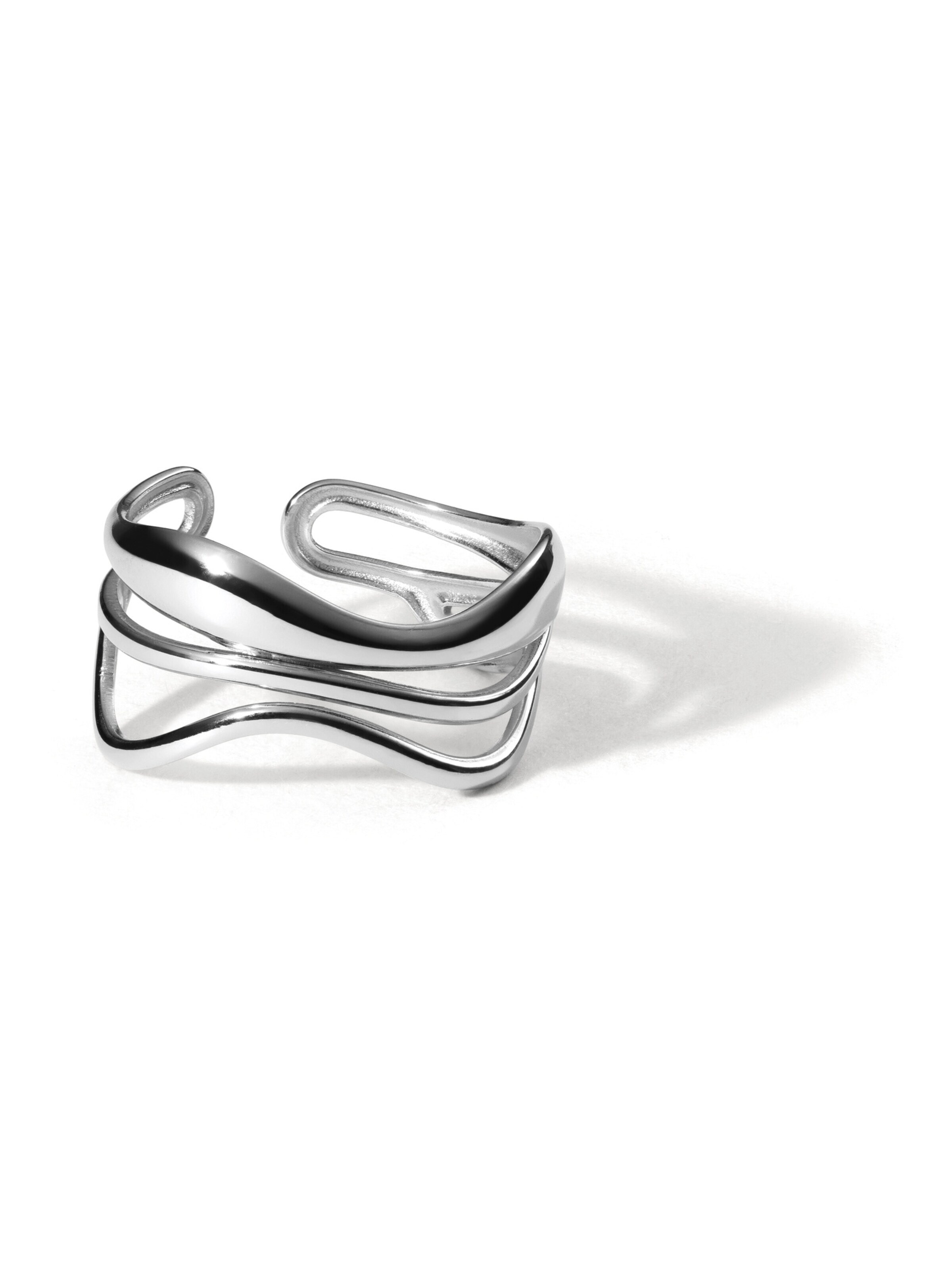 hiBALI Ring in Silver: front