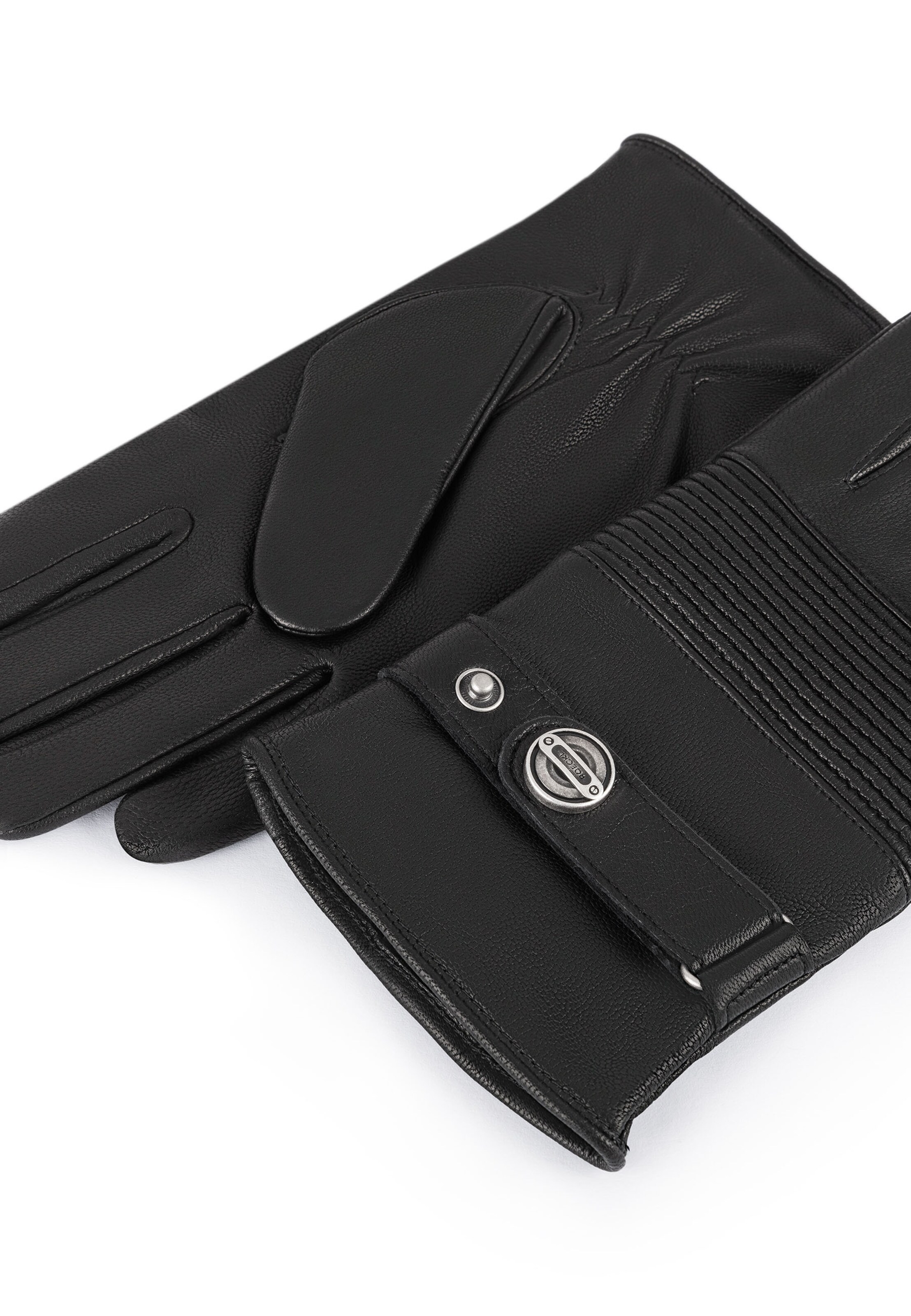 Roeckl Lederhandschuhe 'AUSTIN TOUCH' in Schwarz