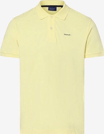 T-Shirt GANT en jaune : devant