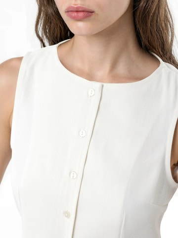 Chemisier Hiccup en blanc