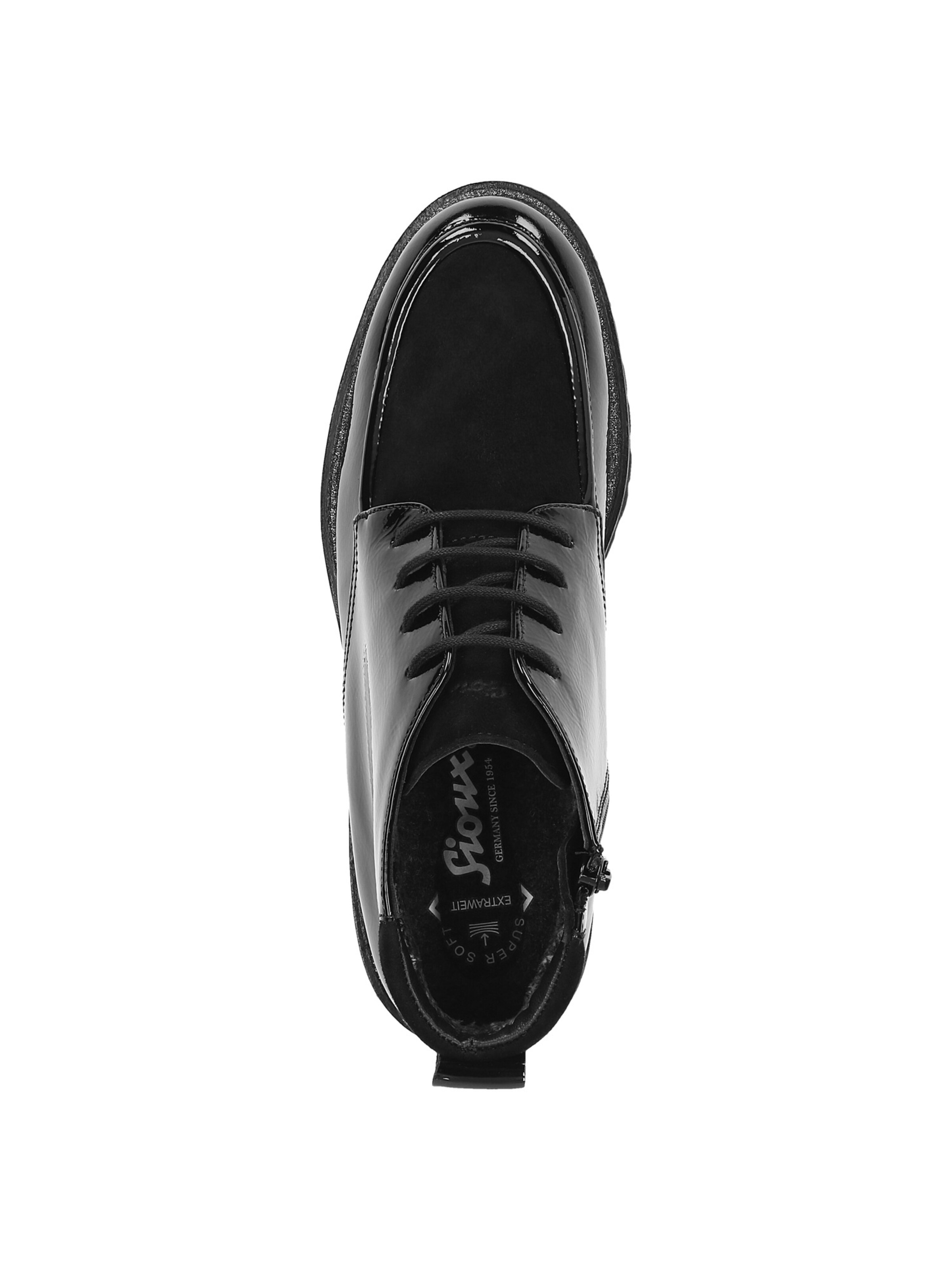 Bottines à lacets ' Meredith-748' SIOUX en noir