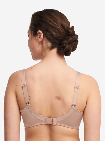 Chantelle T-shirt Bra 'Hedona' in Brown