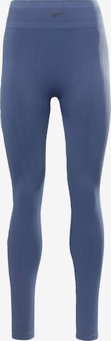 Reebok Workout Pants in Blue: front