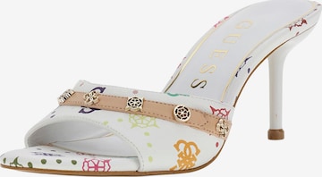 balta GUESS Sandalai 'IORY': priekis