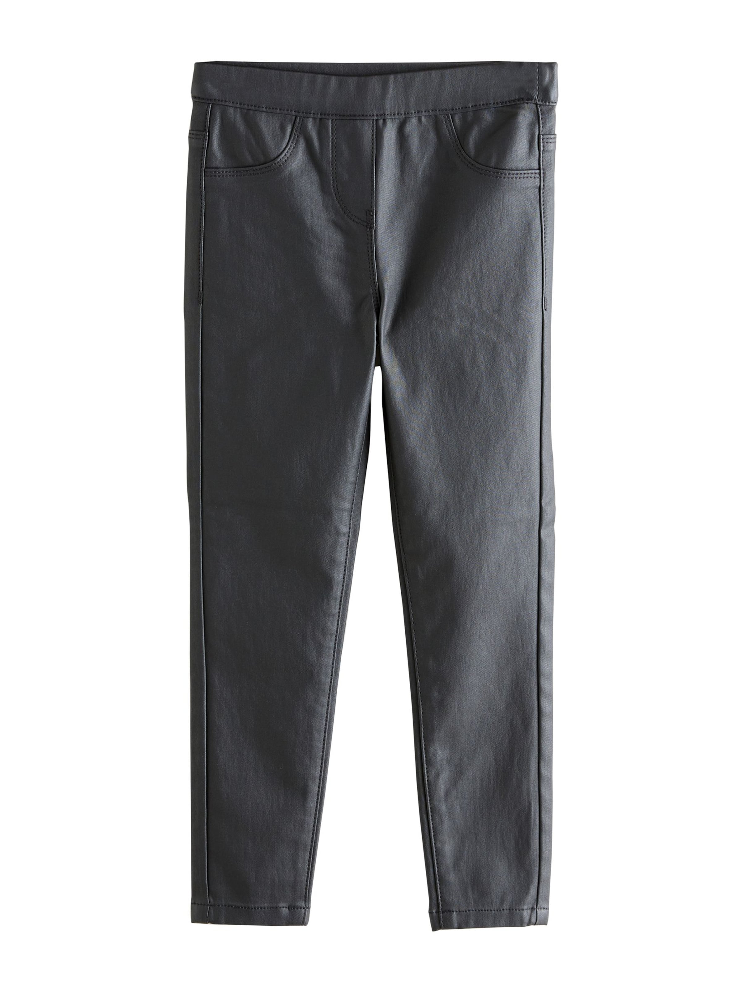 Next Skinny Kavbojke | črna barva: sprednja stran