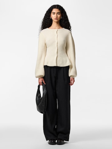 PIECES Kardigán 'PCSILLY' - bézs