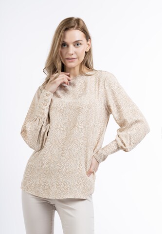 DreiMaster Klassik Bluse in Beige: predná strana