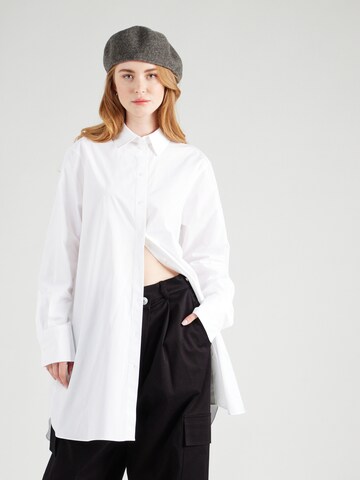 Camicia da donna di Karl Lagerfeld in bianco: frontale