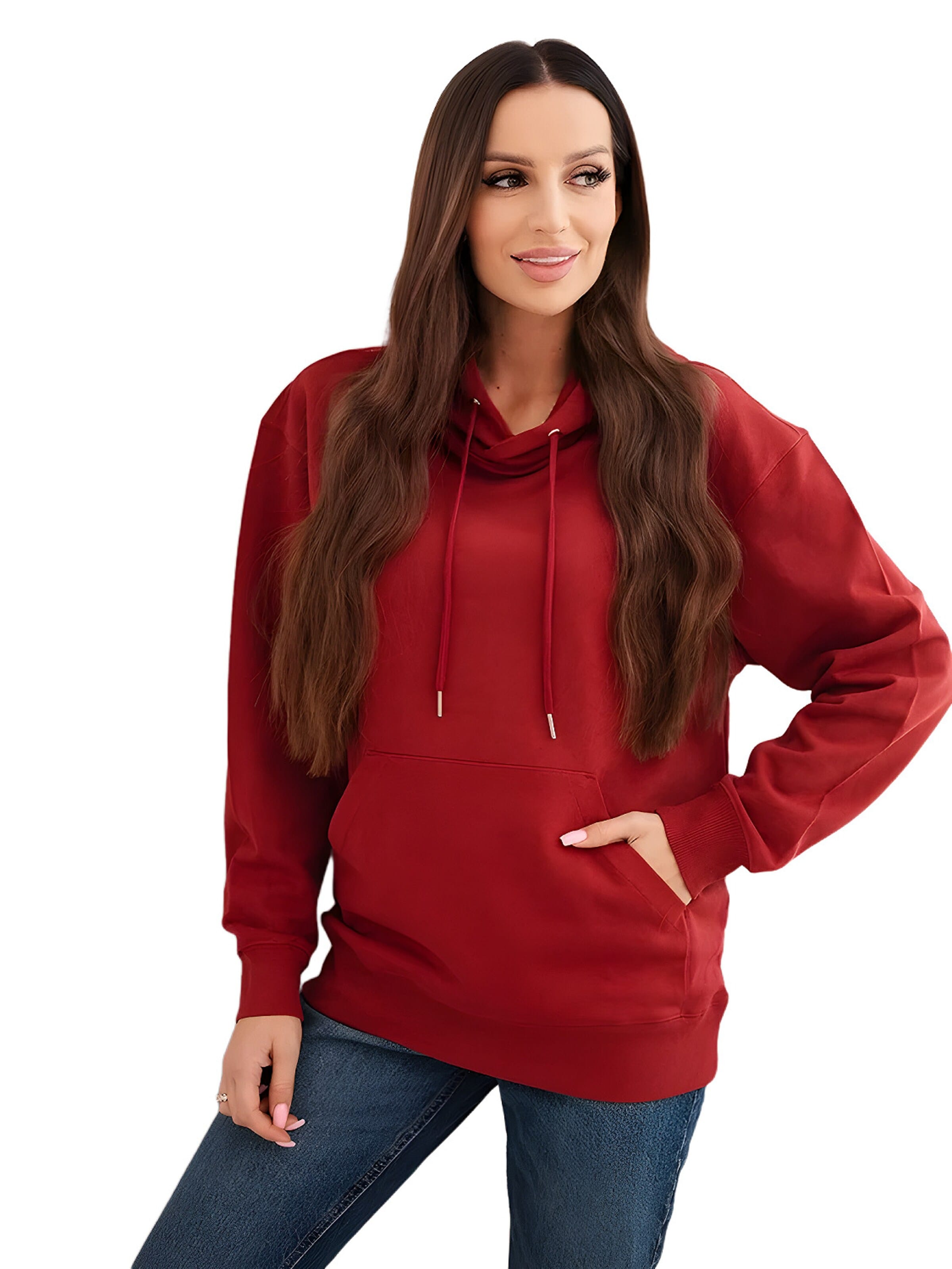 Lumera Sweatshirt‌‌‌ in Rot: Vorderseite