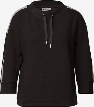 STREET ONE Sweatshirt in Braun: Vorderseite