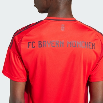sarkans ADIDAS PERFORMANCE Sportiska stila krekls 'FC Bayern München 2024/2025'