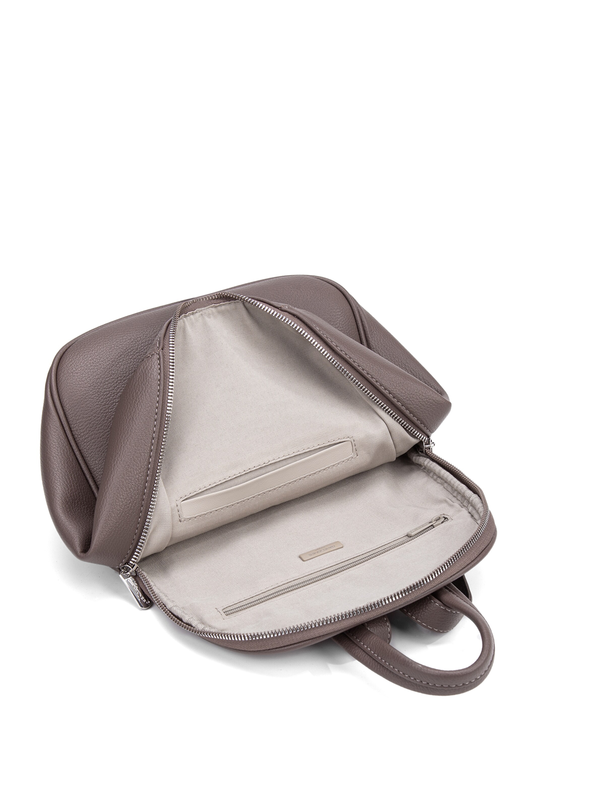 Zaino 'Zaino donna Oriana Nova pelle vegana PU' di David Jones in grigio