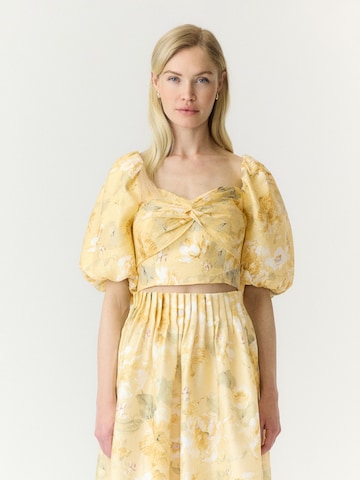 YAS - Camiseta en amarillo: frente
