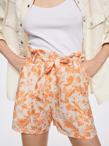 Regular Pantalon 'ANA' MANGO en orange