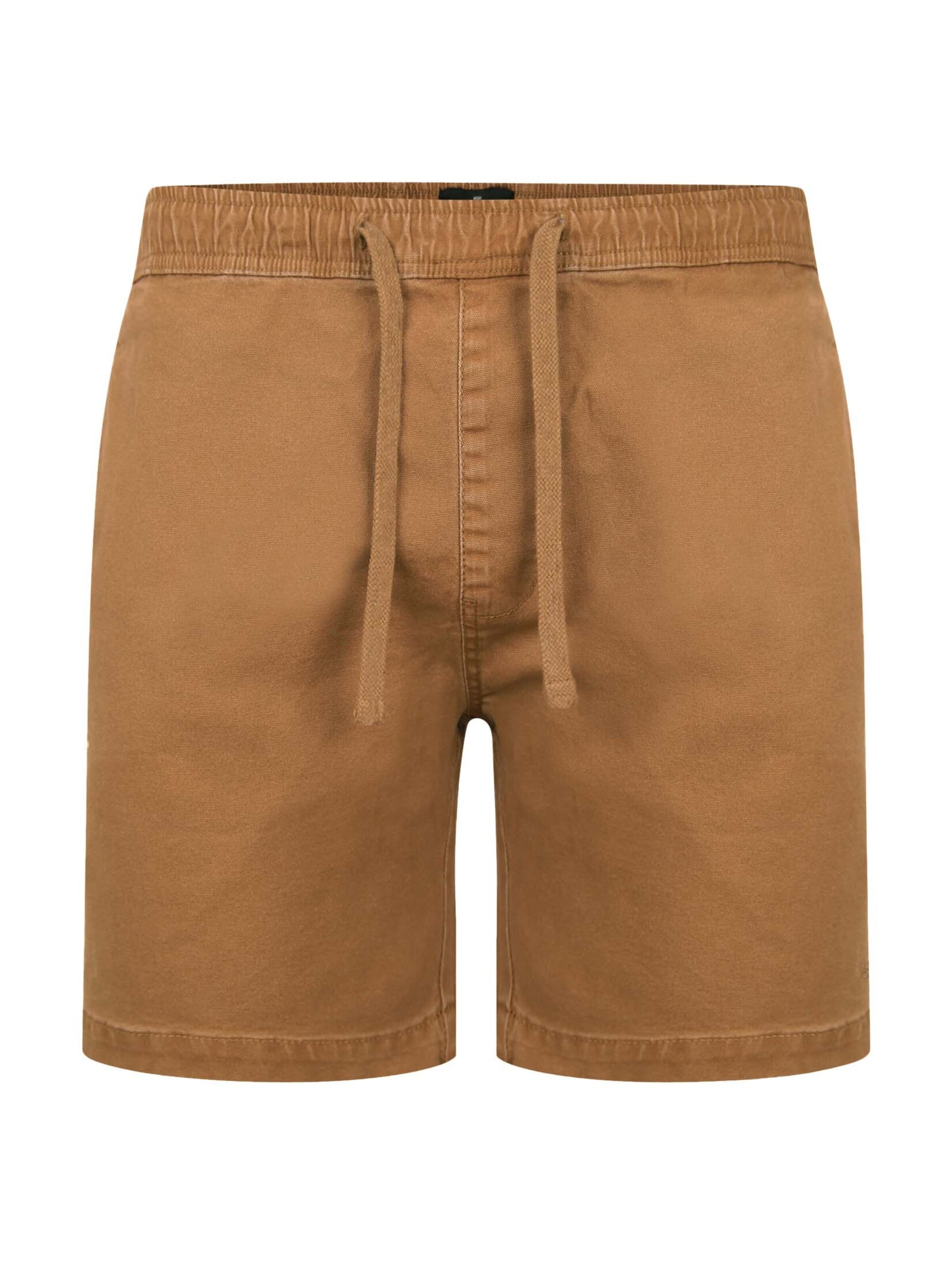 Threadbare Regular Broek 'Mambo' in Bruin: voorkant