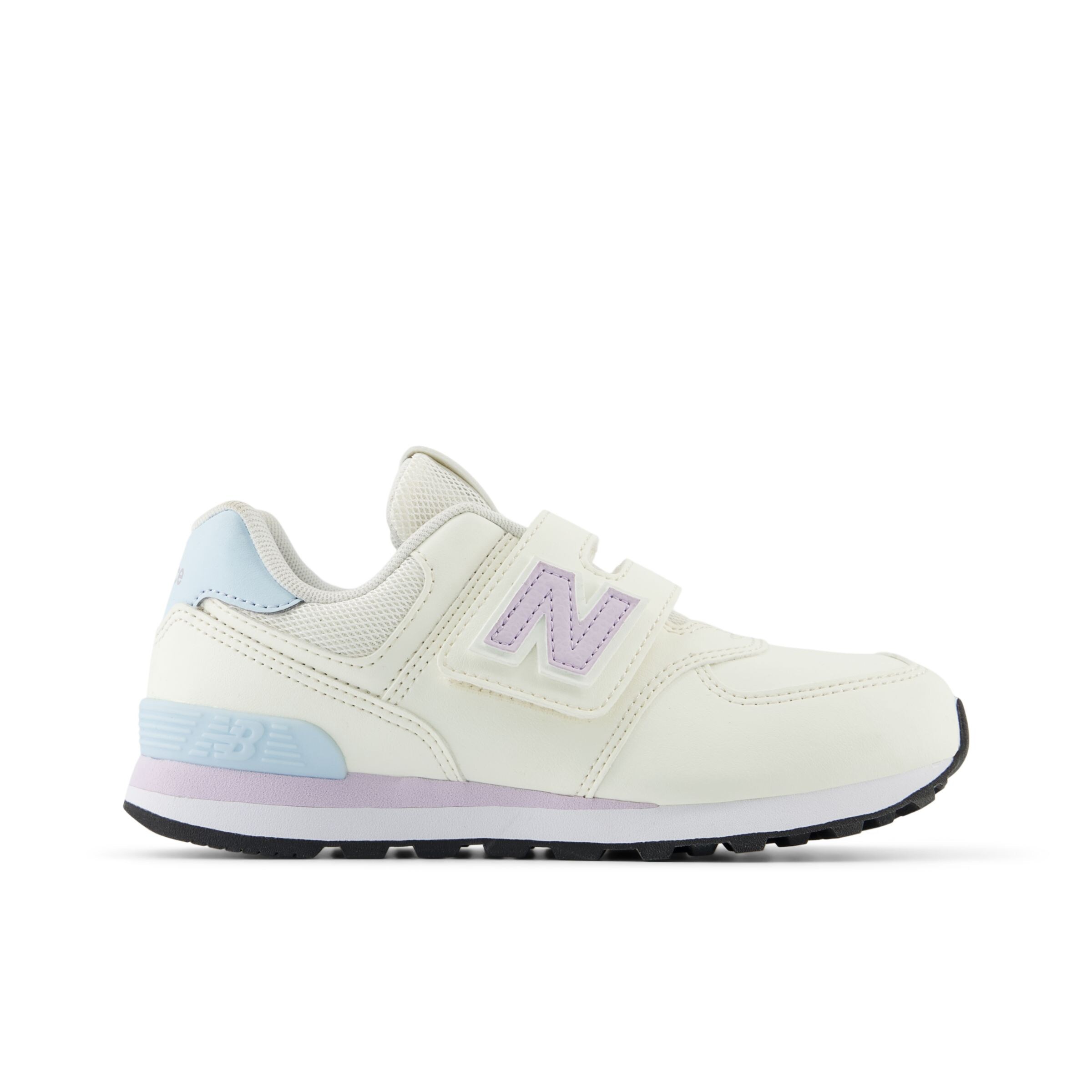 Sneaker '574 HOOK & LOOP' di new balance in bianco