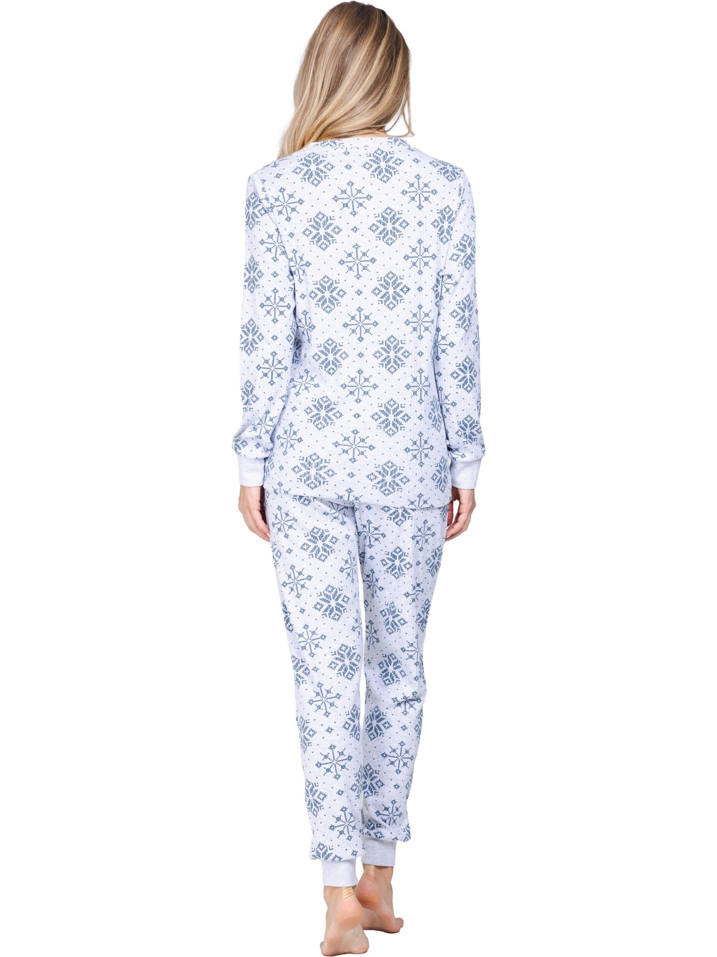 Rebelle Pajama 'Snowy Sparkles' in Blue