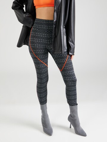 PATRIZIA PEPE Regular Leggings in Schwarz: Vorderseite