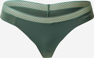 String Calvin Klein Underwear en vert : devant