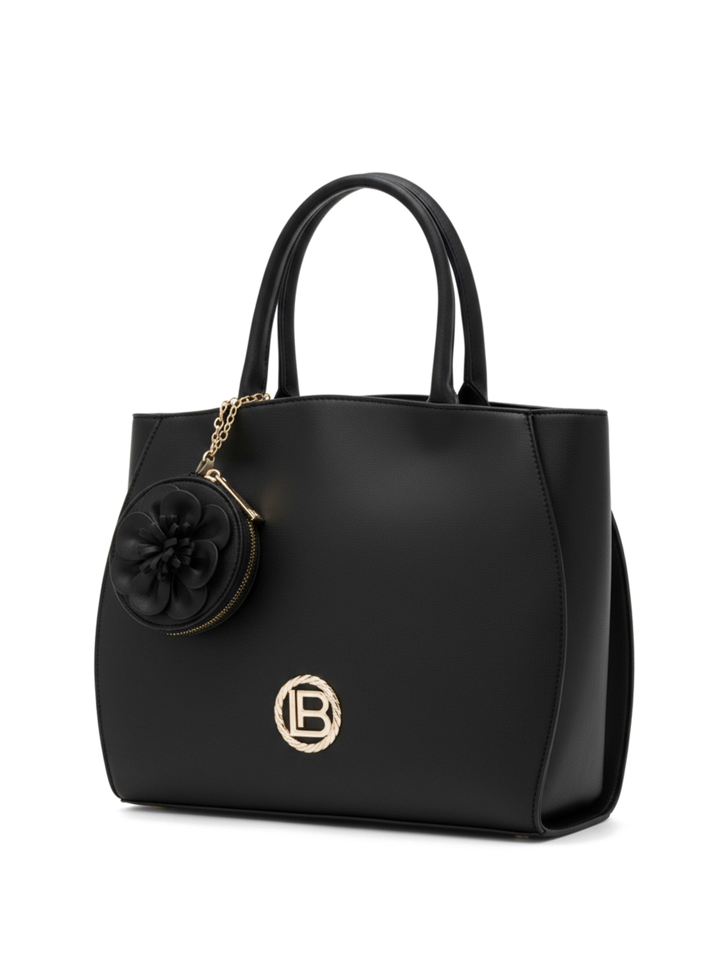 Borsa a mano 'Dausette 1' di Laura Biagiotti in nero: frontale