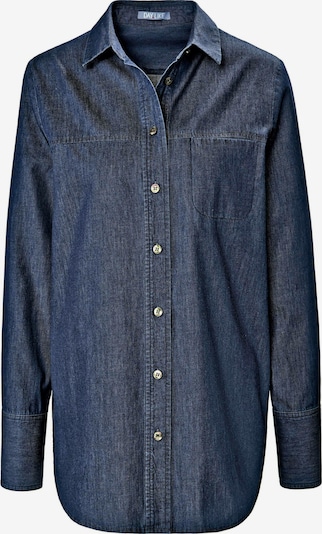 DAY.LIKE Langarmbluse 'Bluse' in blau, Produktansicht