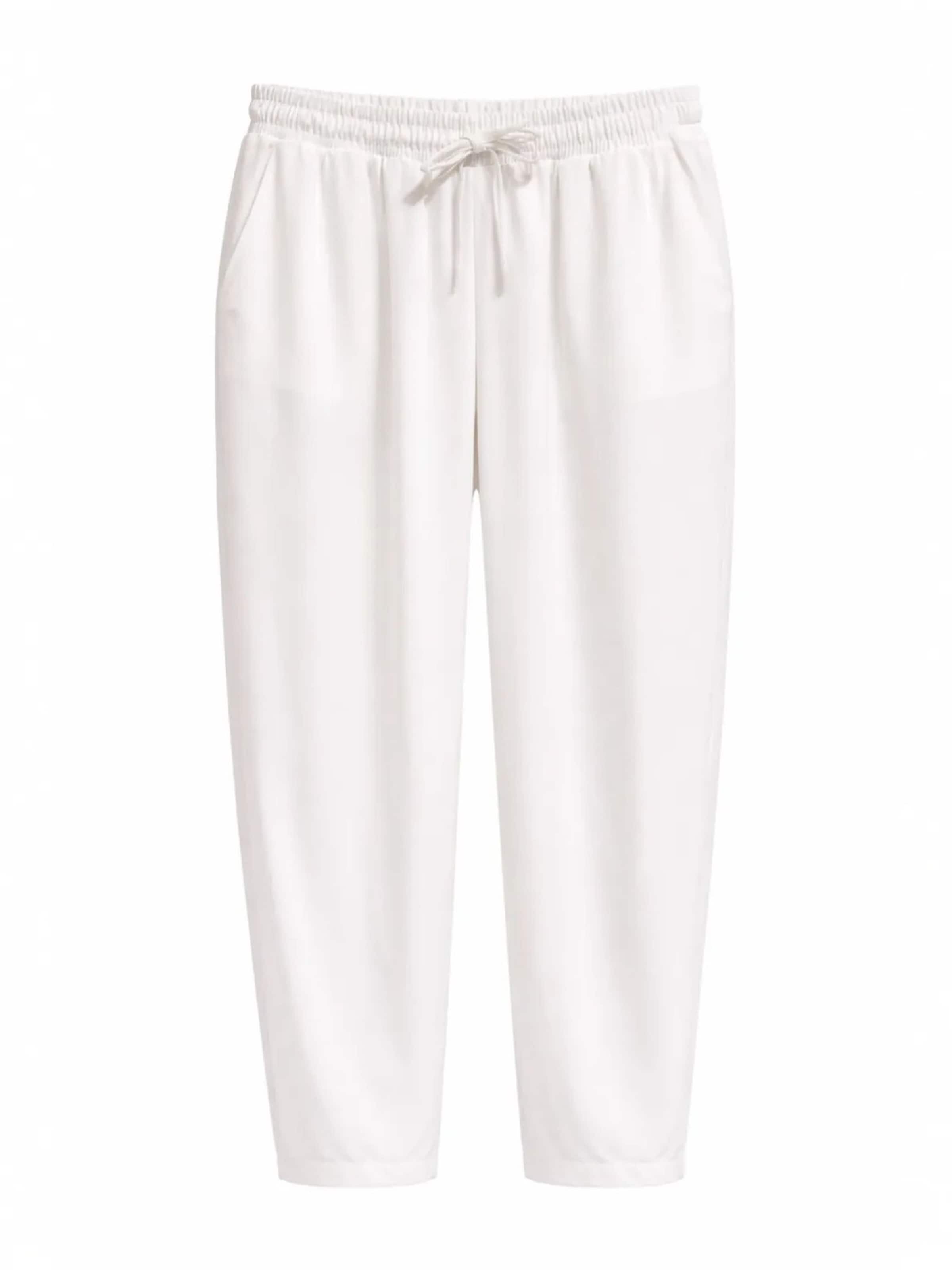 Tapered Pantaloni di MixRay in bianco: frontale
