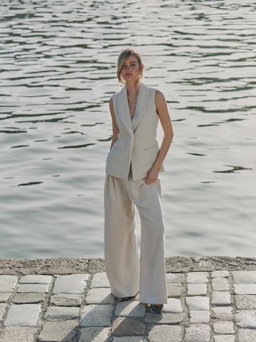 millane - Pierna ancha Pantalón 'Highwaisted Palazzo' en beige