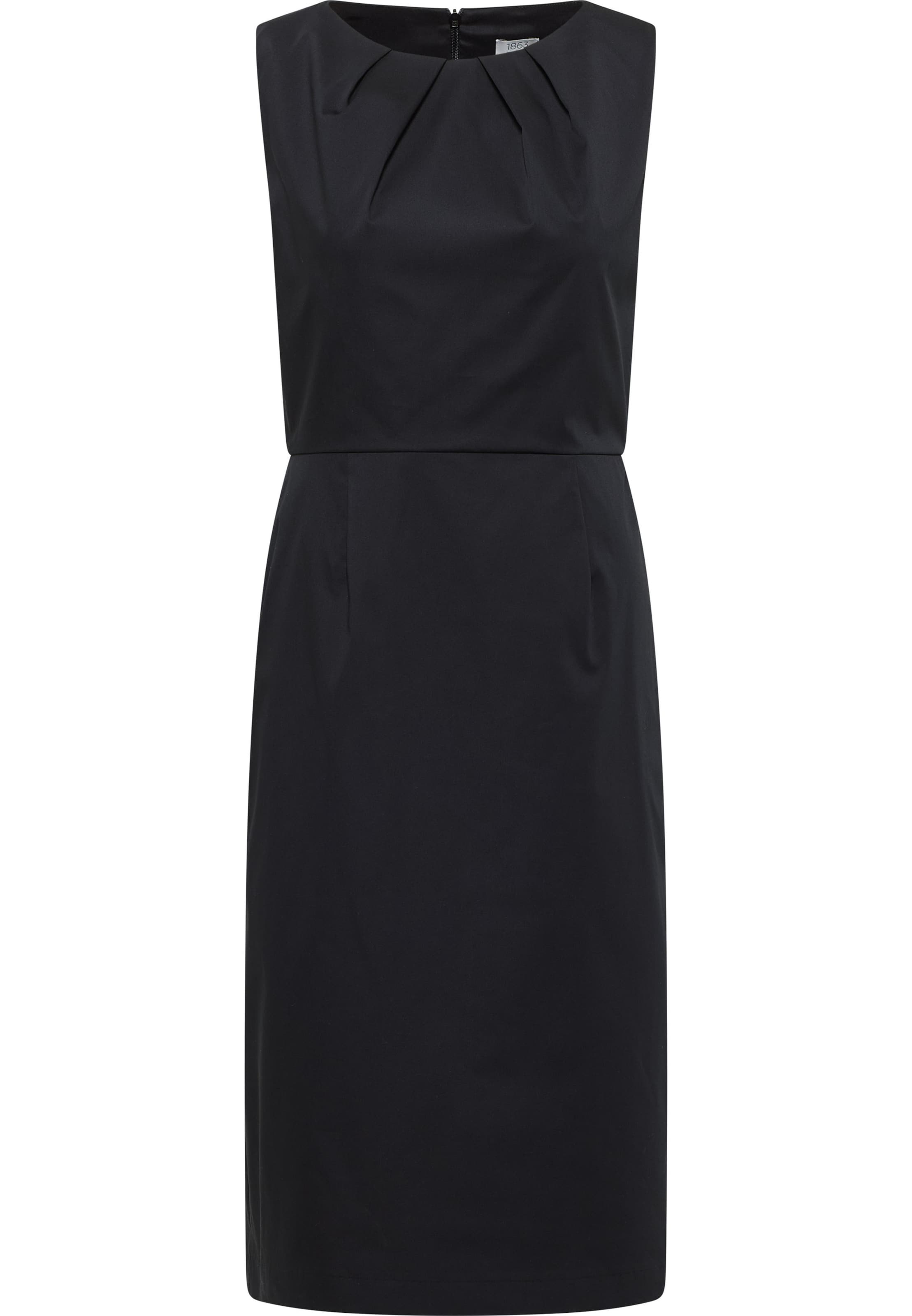ETERNA Blusenkleid ' REGULAR FIT ' in Schwarz: Vorderseite