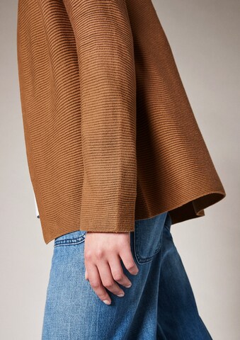 comma casual identity Knit Cardigan in Brown