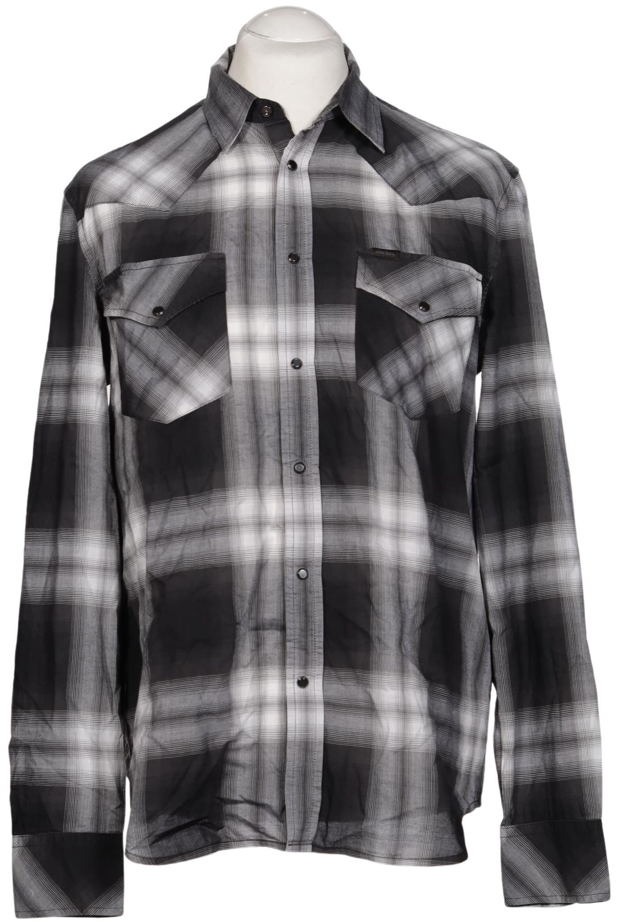 DIESEL Button Up Shirt in L in Mixed colors: front