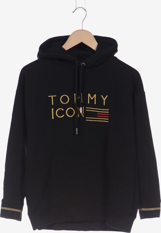 TOMMY HILFIGER Sweatshirt & Zip-Up Hoodie in XS in Black: front