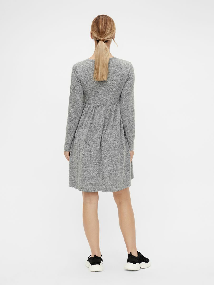 MAMALICIOUS Kleid in Grau MAMALICIOUS Kleid in Grau