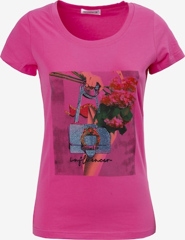 Maglietta di Influencer in rosa: frontale