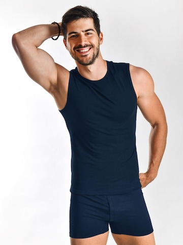 Maillot de corps 'BASIC MAX Unterhemd 5er Pack' Maxte en bleu : devant