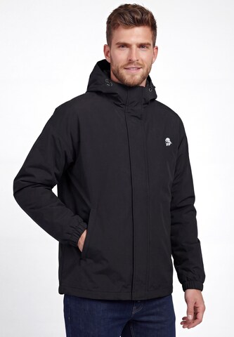 Veste fonctionnelle Schmuddelwedda en noir : devant