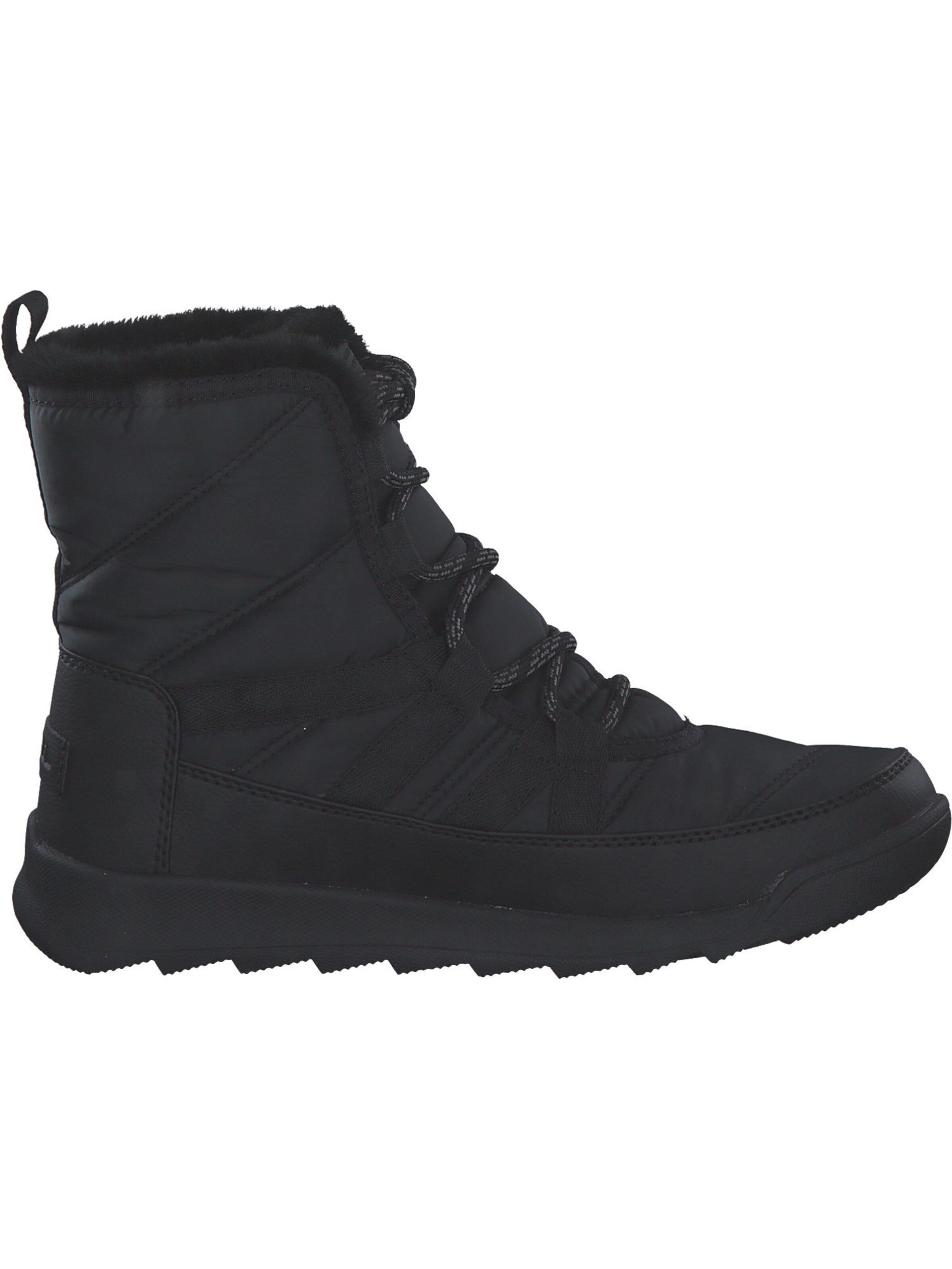 SOREL Schnürstiefelette 'Whitney II Plus' in Schwarz