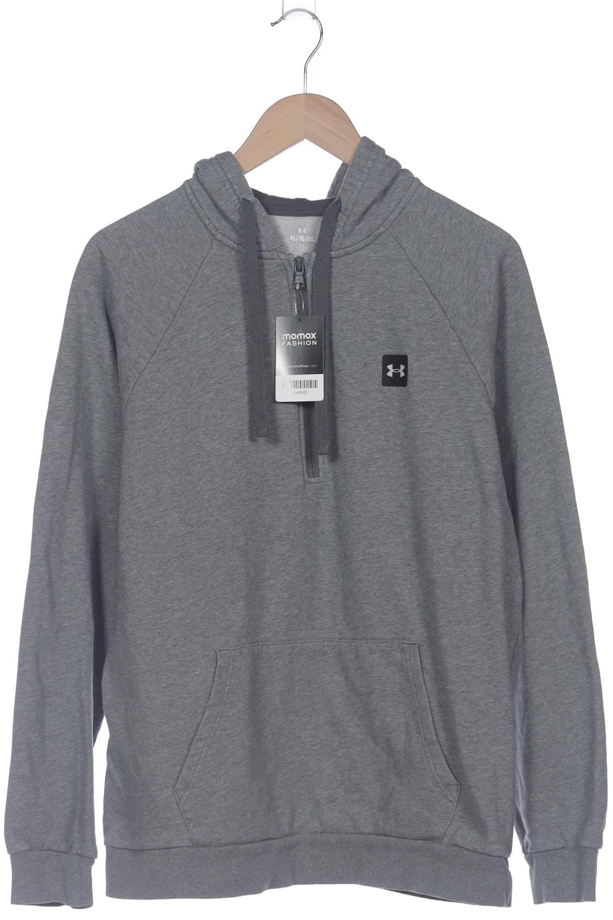 UNDER ARMOUR Sweatshirt & Zip-Up Hoodie in XL in Grey: front
