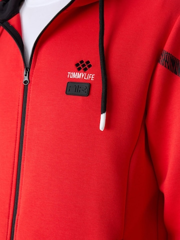 Tommy Life - Fato de jogging em vermelho