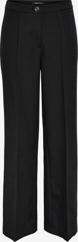 ONLY Wide leg Pleat-front trousers 'Wendy' in Black: front