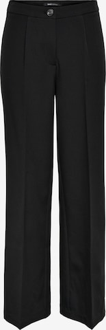 Pantaloni con pieghe 'Wendy' di ONLY in nero: frontale