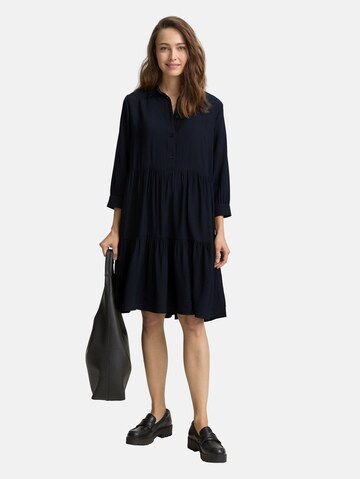 TOM TAILOR Shirt Dress in Blue