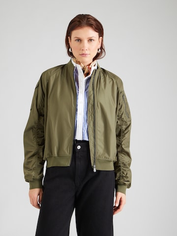 SAVE THE DUCK Демисезонная куртка 'LIL' в Зеленый: спереди