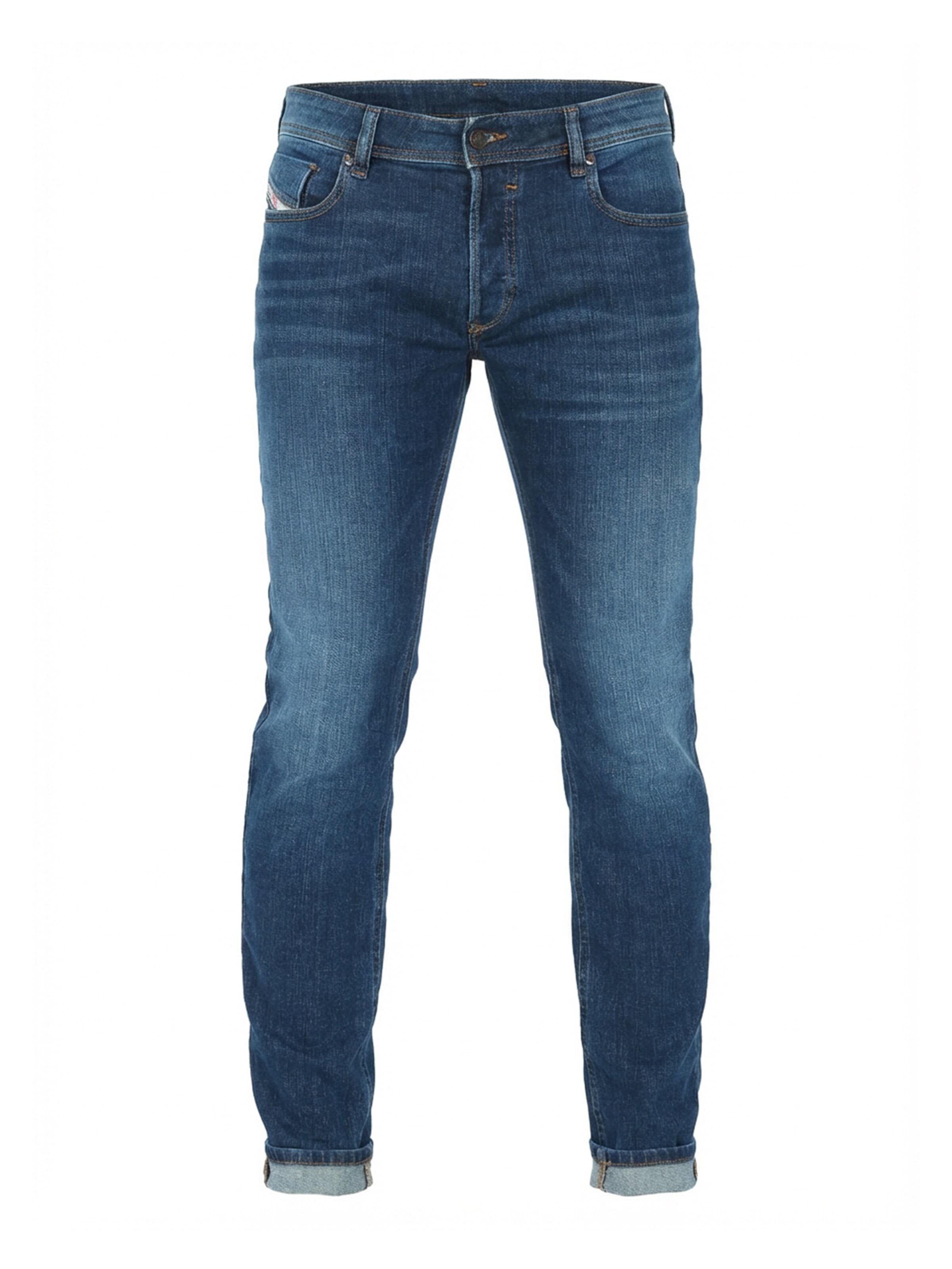 DIESEL - Skinny Calças de ganga 'TROXER' em azul: frente