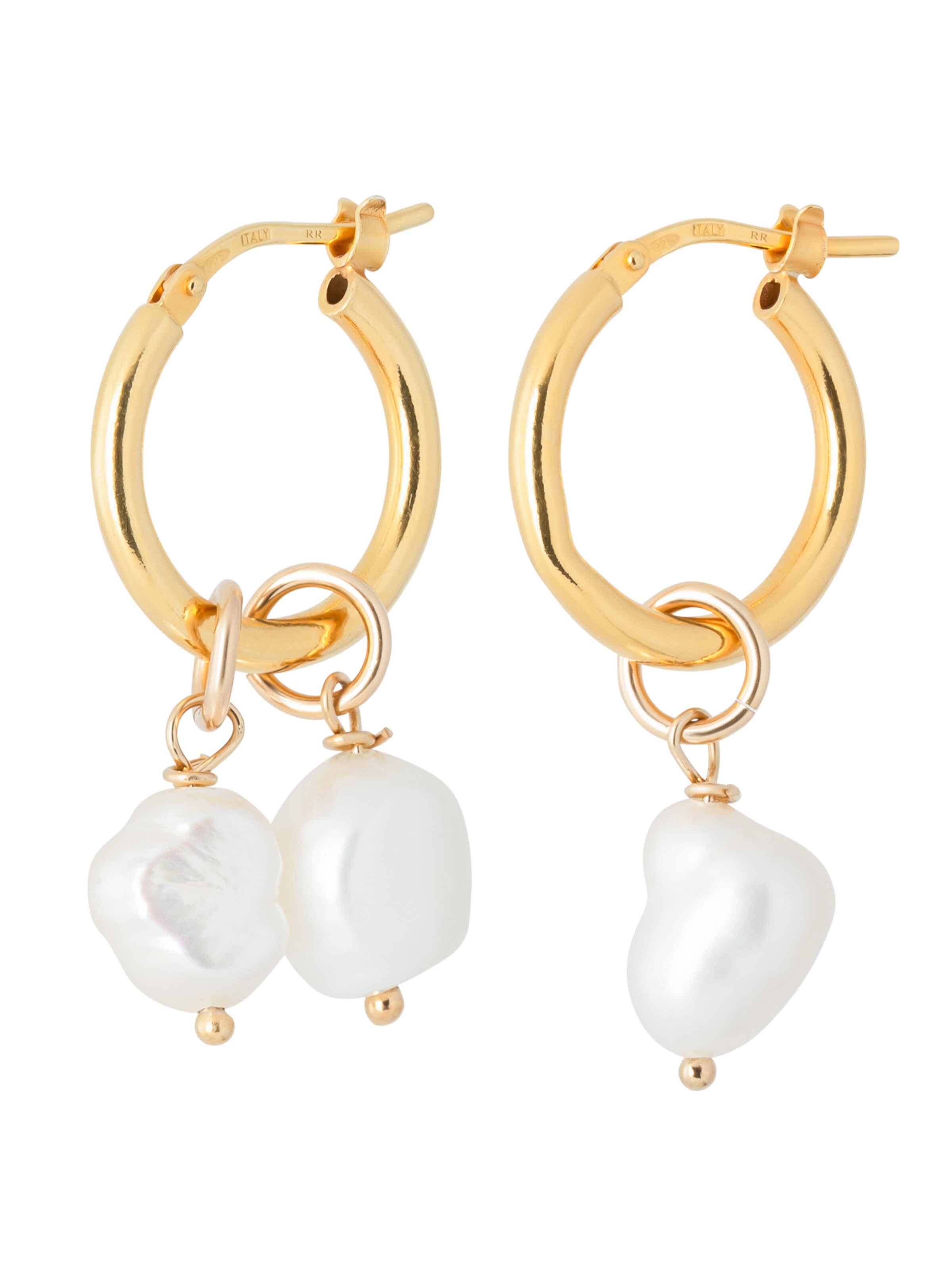 ROMANTICO ROMANTICO Earrings 'Julie Nathi' in Gold: front