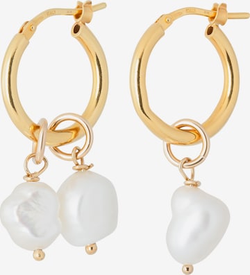 Boucles d'oreilles 'Julie Nathi' ROMANTICO ROMANTICO en or : devant