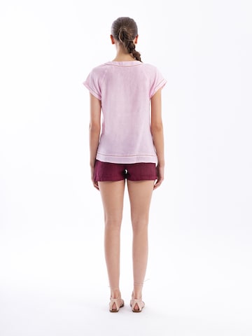 Camicia da donna di Haris Cotton in rosa