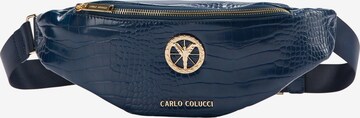 Carlo Colucci Gürteltasche 'Caesco' in Blau: predná strana