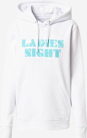 balts EINSTEIN & NEWTON Sportisks džemperis 'Ladies Night': no priekšpuses